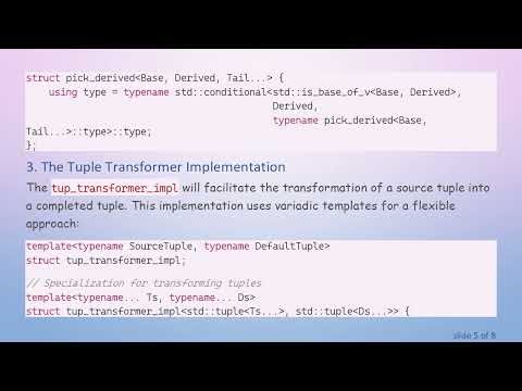 Crafting a C+ + Template Function for Dynamic Tuple Types