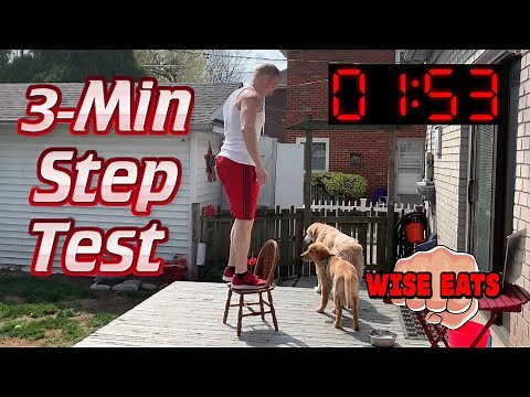 The 3 Minute Step Test - Fitness Assessment for Cardiorespiratory Fitness CRF (WesFitness.com)