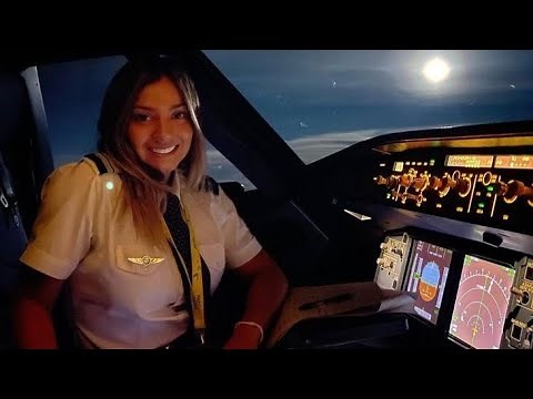 Beautiful Cockpit Night View | A320 Aircraft | Flightdeck