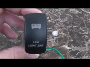 LED Light Bar Rocker Switch