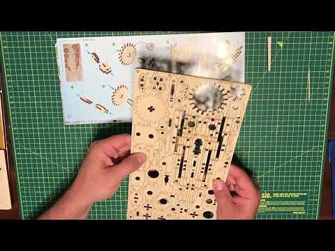 UGears Mechanical Model Stagecoach Assembly Instructions Video
