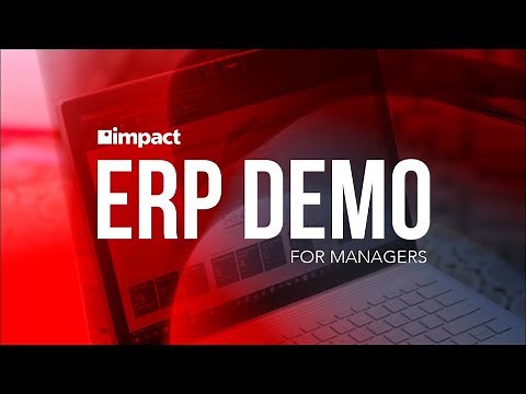 ERP System Tutorial and Demo (Enterprise Resource Planning)