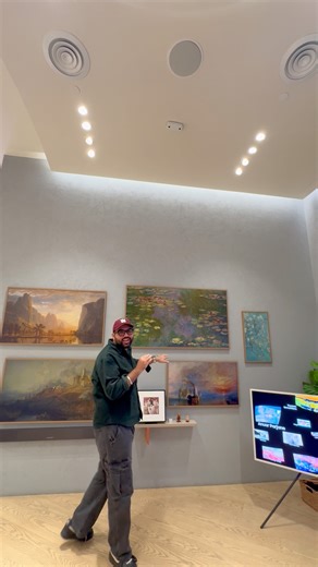 I Tested Luxury Samsung Frame TV #samsung #frametv