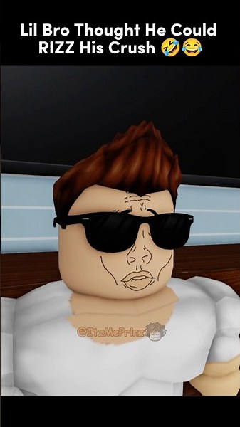 Lil Bro Had the Most 𝗘𝗠𝗕𝗔𝗥𝗥𝗔𝗦𝗦𝗜𝗡𝗚 𝗥𝗜𝗭𝗭 Ever 💀😭 #roblox
