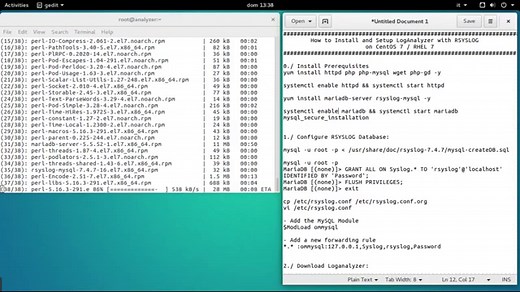 How to Setup LogAnalyzer with Rsyslog On CentOS 7 / RHEL 7 - YallaLabs