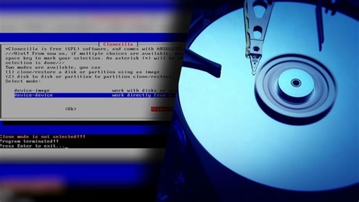 Festplatte kostenlos klonen: Clonezilla
