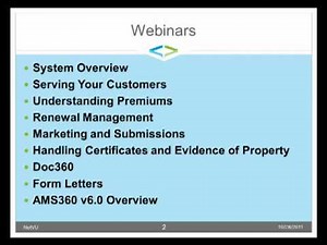 Account Manager Certification Program Overview -- AMS360