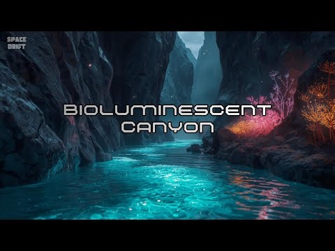 Bioluminescent Alien River • Calm Sci-Fi Soundscape for Sleep, Focus, Relaxation