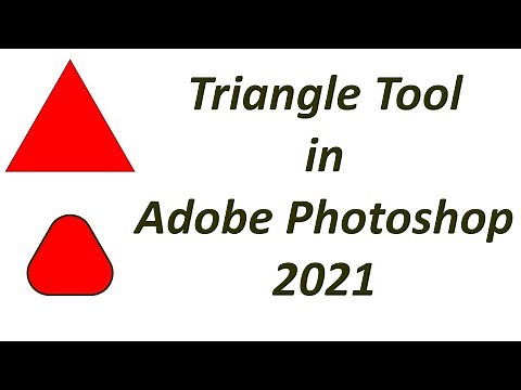 Triangle Tool in Adobe Photoshop 2021