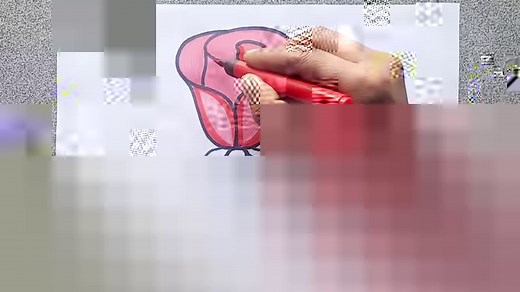 78K views · 2.7K reactions | How to draw a rose very easy method | Very easy trick rose drawing step by step | Flower rose draw for kids | Priyanka creative guru | Facebook