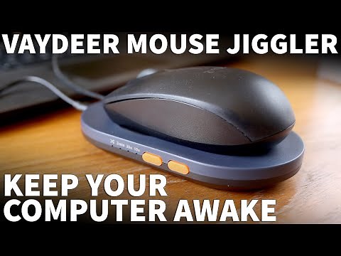Vaydeer Mouse Jiggler Review - Mouse Mover Work From Home and Keep Your Computer Awake