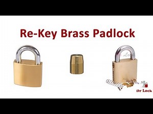 How To Rekey A Sealed Brass Padlock