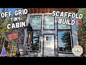 Off Grid Cabin Build: Facing Fears on Homemade Scaffolding After My Bad Fall | S4 Ep9