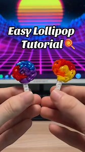 69K views · 830 reactions | EASY Lollipop Tutorial  | Design Credit: MBM Crafts on YT #rainbowloom #tutorial #fyp | Rainbowcraftworks | Facebook