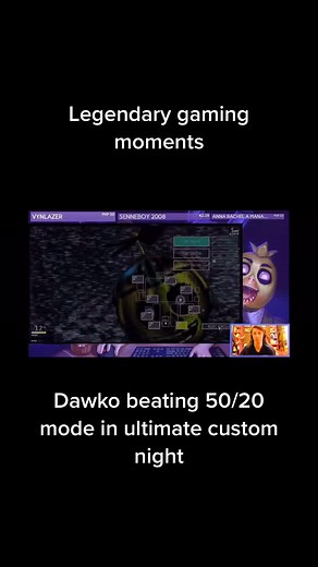 Dawko Beating 50/20 Mode in Ultimate Custom Night
