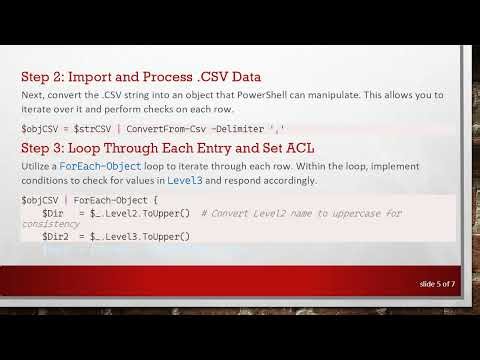 How to Set ACL with Import .CSV File in PowerShell