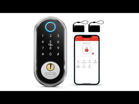 Review: Smart Deadbolt, SMONET Fingerprint Electronic Deadbolt Door Lock with Keypad-Bluetooth