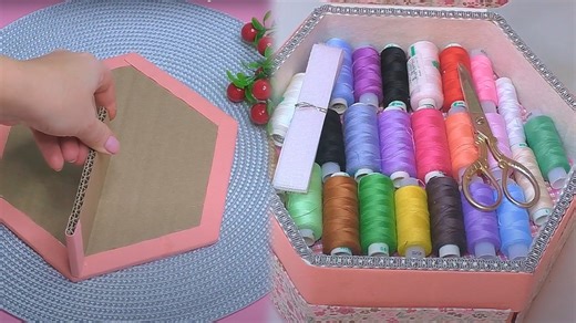 Creative Craft to Make a Stylish Thread Organizer