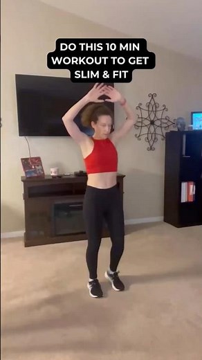 10 min fat burning no equipment workout to get slim & fit. Part of 14 day total body reset plan