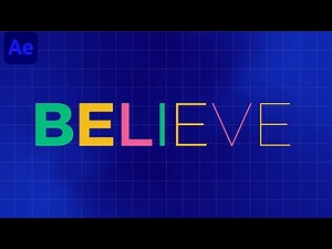 Letter Morph Animation In Adobe After Effects