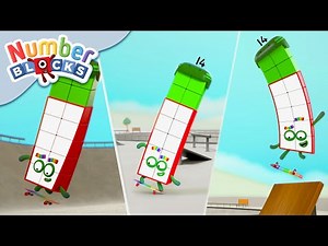 ‪@Numberblocks‬- Edgy Fourteen! | Learn to Count