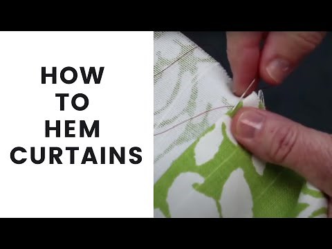 How To Hem Curtains