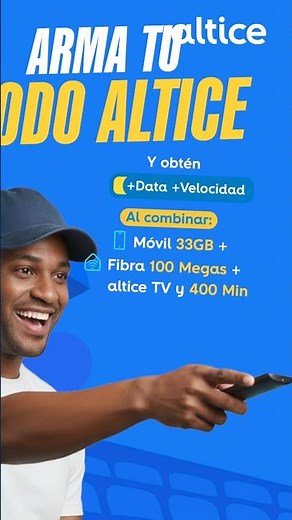 Todo Altice te da más data y más velocidad