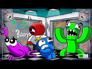 IMPOSSIBLE MAZE ESCAPE ROOM with RAINBOW FRIENDS! (Roblox)