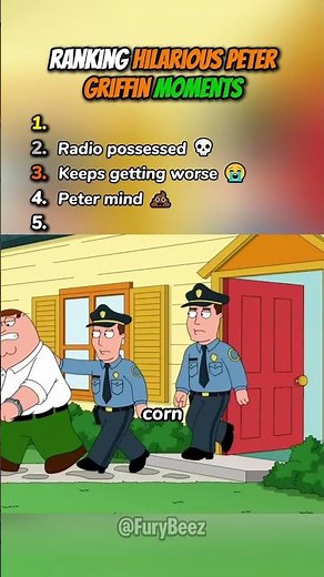 Ranking Hilarious Peter Griffin Moments