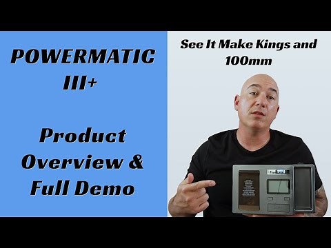 Powermatic 3 Plus Product Overview and Full Demo - See It Make Kings and 100mm
