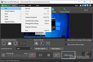 How to download debut video capture software