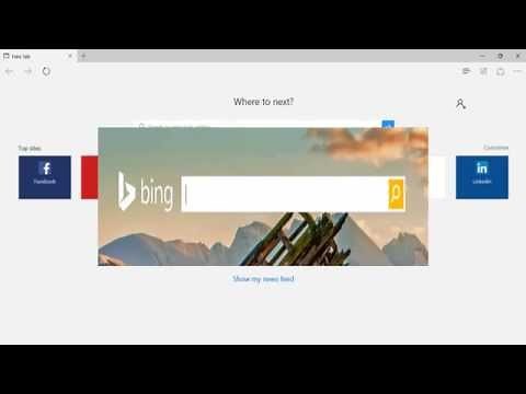 Microsoft Edge: How to set Default Search Engine (other than BING) [WITH SUBTITLES]