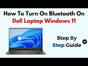 How To Turn On Bluetooth On Dell Laptop Windows 11