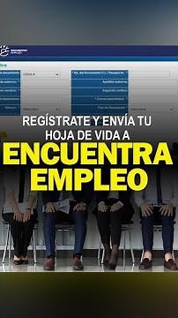 Regístrate y Envía tu Hoja de Vida a Encuentra Empleo 🤑