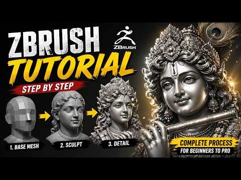 ZBrush for Beginners: Master the Basics of 3D Sculpting! 🎨