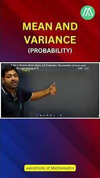 Probability: Mean & Variance Class 12 | Full Lecture by Sunder Sir