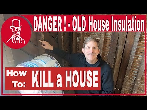 How to insulate a 100 year old house and not destroy it - Old House Renovation 5