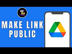 HOW TO MAKE GOOGLE DRIVE LINK PUBLIC