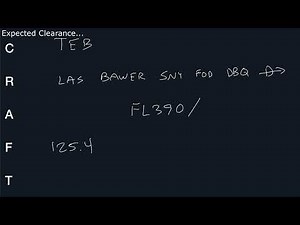 IFR Clearance Practice - Real ATC