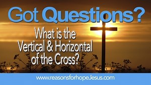 What is the Vertical and Horizontal of the Cross?