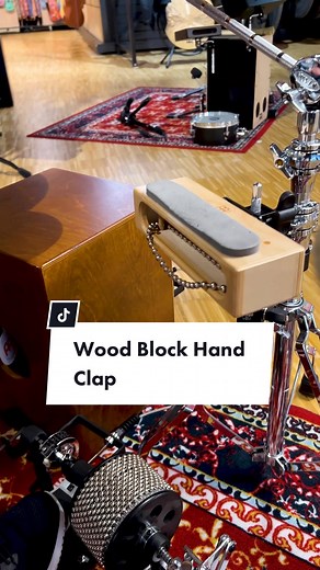 The Wood Block Hand Clap 👏 #drums #clap
