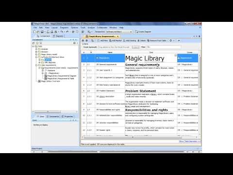 Cameo Requirements Modeler: Glossary