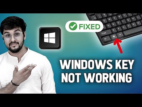 How to Fix Windows Key Not Working on Windows 10/11 | Windows Button Not Working on Keyboard (2023)