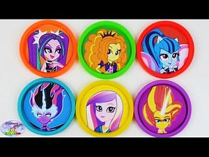My Little Pony Equestria Girls Play Doh MLP Dazzlings Surprise Egg and Toy Collector SETC