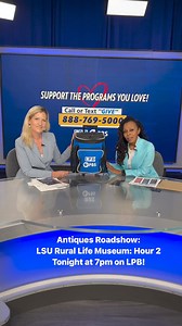 2.2K views · 26 reactions | Don’t miss Antiques Roadshow: LSU Rural Life Museum: Hour 2!! Baton Rouge was an official Roadshow tour stop last spring so watch to see the fun!!! TONIGHT at 7PM on LPB & the LPB App! Thank you Veronica Mosgrove & Robyn Merrick for hosting! lpb.org Antiques Roadshow l PBS Thank you Visit Baton Rouge #RoadshowPBS | Louisiana Public Broadcasting | Facebook