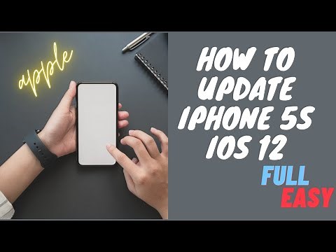 how to update iphone 5 to ios 12