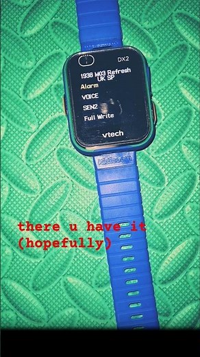 SECRET MENU on vtech smartwatch dx2(not clickbait)
