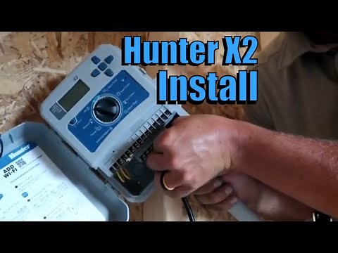 Hunter X2 Sprinkler Controller Install