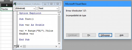 Valeur de cellule VBA - Obtenir, Définir ou Modifier