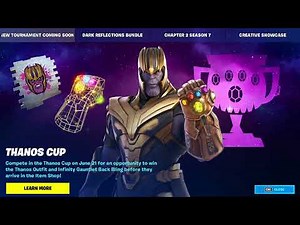 Thanos Cup in Fortnite Season 7 ! New Tournament Coming Soon